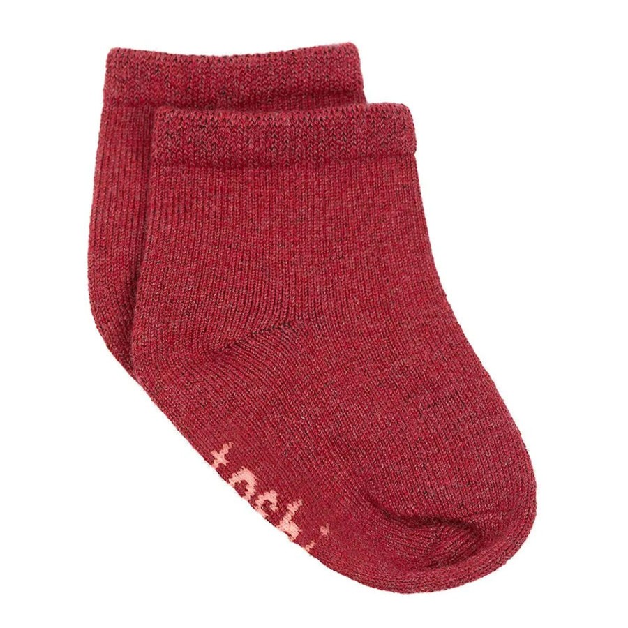 Baby [0-23M] Toshi Socks + Tights | Toshi Organic Ankle Socks - Dreamtime / Rosewood