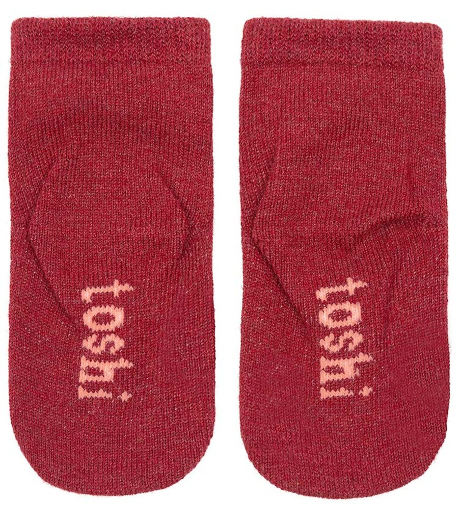 Baby [0-23M] Toshi Socks + Tights | Toshi Organic Ankle Socks - Dreamtime / Rosewood