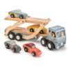 Play + Learn Tenderleaf Wooden Toys | Car Transporter