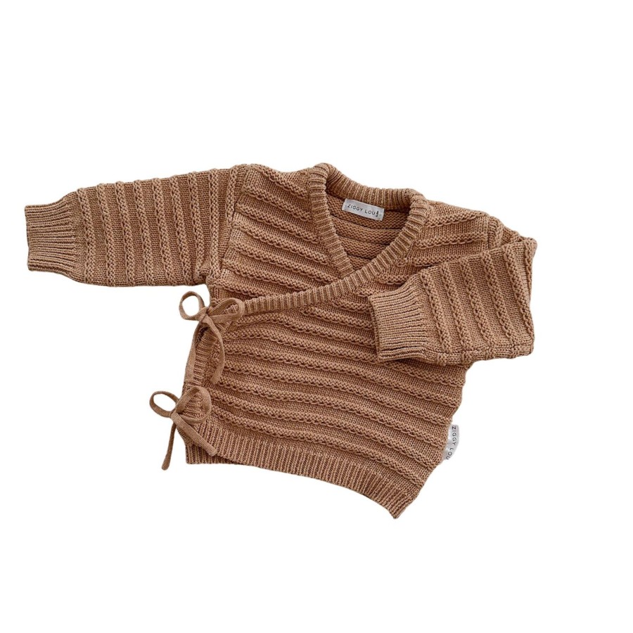 Baby [0-23M] Ziggy Lou Jumpers | Ziggy Lou - Kimono Top | Maple Fleck