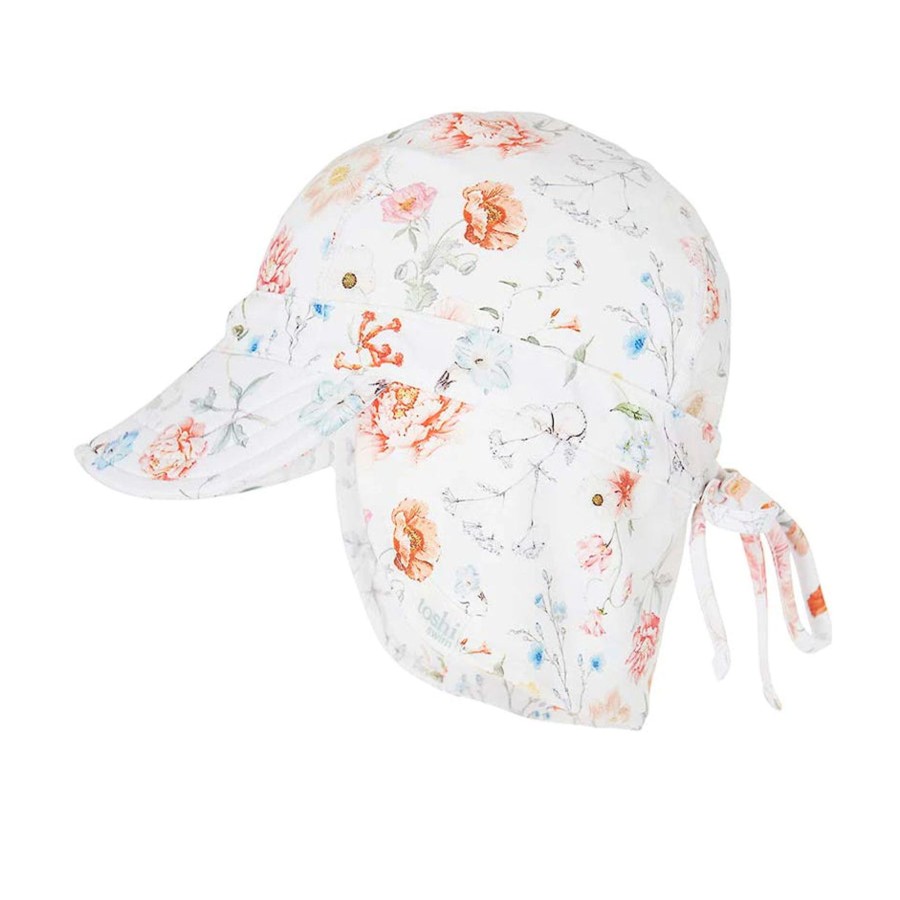 Baby [0-23M] Toshi Hats | Toshi Swim Flap Cap - Secret Garden Lilly