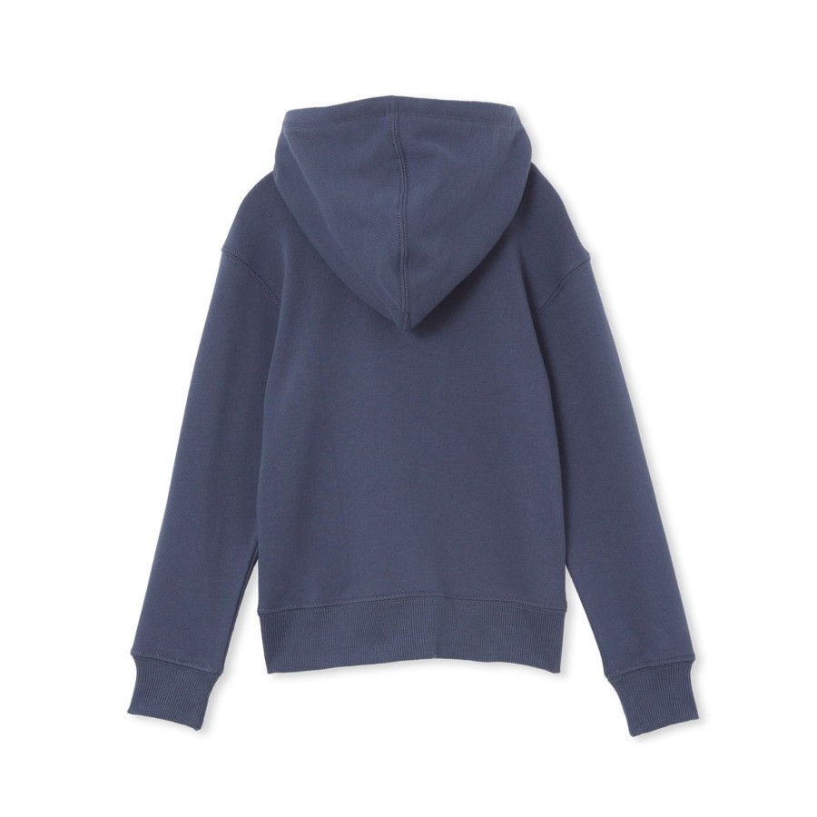 Child [2-14] Milky Outerwear | Milky Fleece Hood - Storm