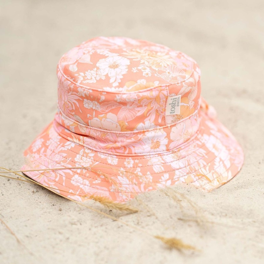 Baby [0-23M] Toshi Hats | Toshi Swim Sun Hat - Tea Rose