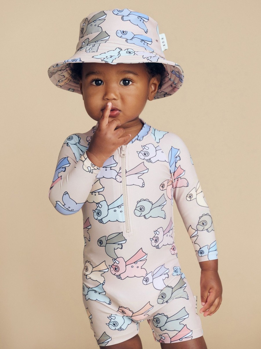 Baby [0-23M] Huxbaby Swim | Huxbaby Super Dino Swim Hat