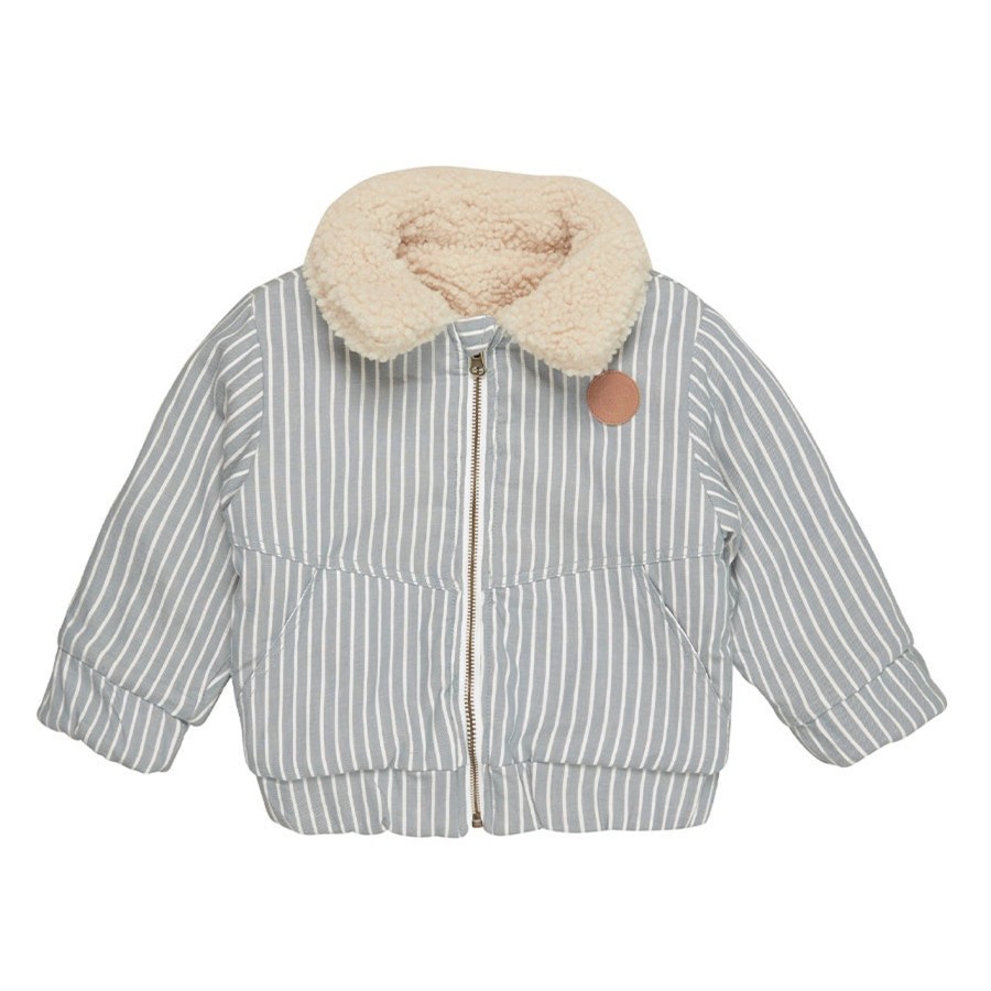 Baby [0-23M] Huxbaby Outerwear | Huxbaby Stripe Reversible 80'S Jacket - Teal