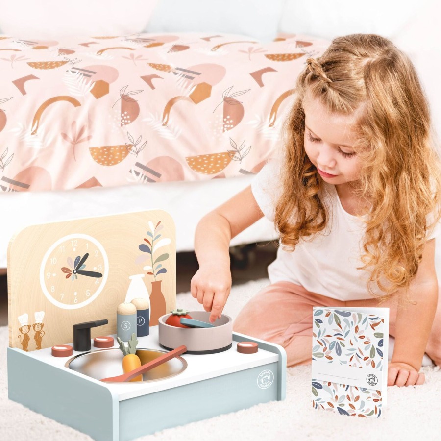 Play + Learn Speedy MonNew Role Play | Speedy Monkey - Table Kitchen And Accessories