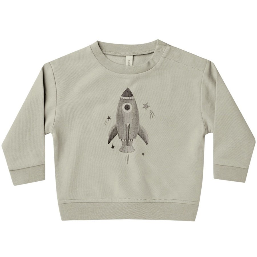 Child [2-14] Quincy Mae Jumpers | Quincy Mae Sweatshirt | Spaceship