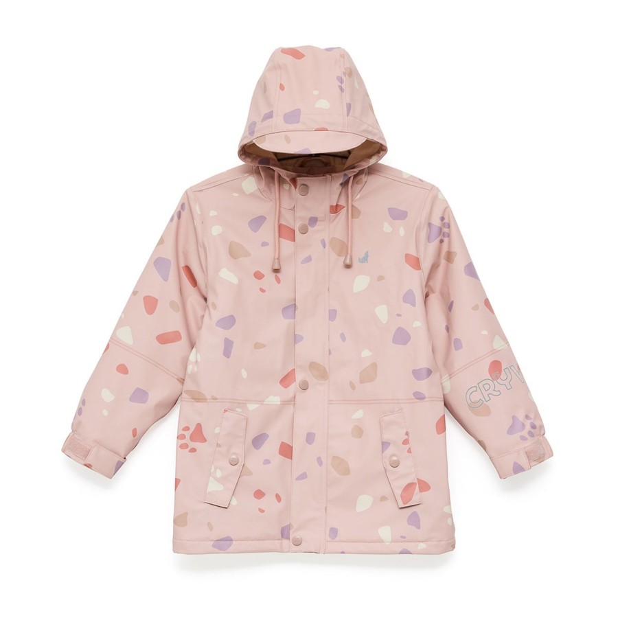 Child [2-14] Crywolf Rainwear | Crywolf Explorer Jacket - Blush Stones