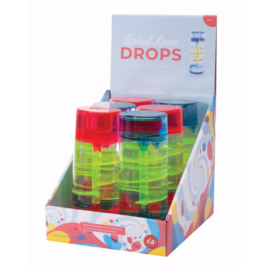 Play + Learn IS GIFT Small + Fun | Spiral Lava Drops - Assorted