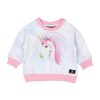 Baby [0-23M] Rock Your Baby Jumpers | Rock Your Baby Pink Unicorn Baby Sweatshirt