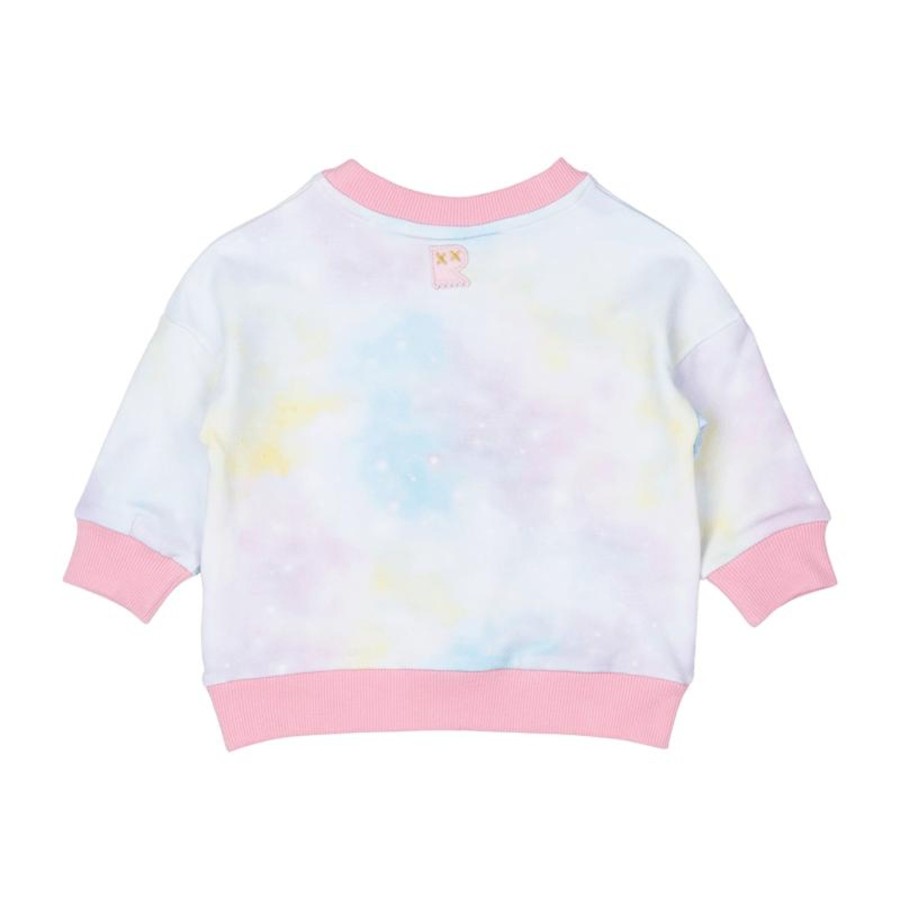 Baby [0-23M] Rock Your Baby Jumpers | Rock Your Baby Pink Unicorn Baby Sweatshirt