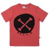 Child [2-14] Minti Tops | Minti Cross Bones Tee - Melon