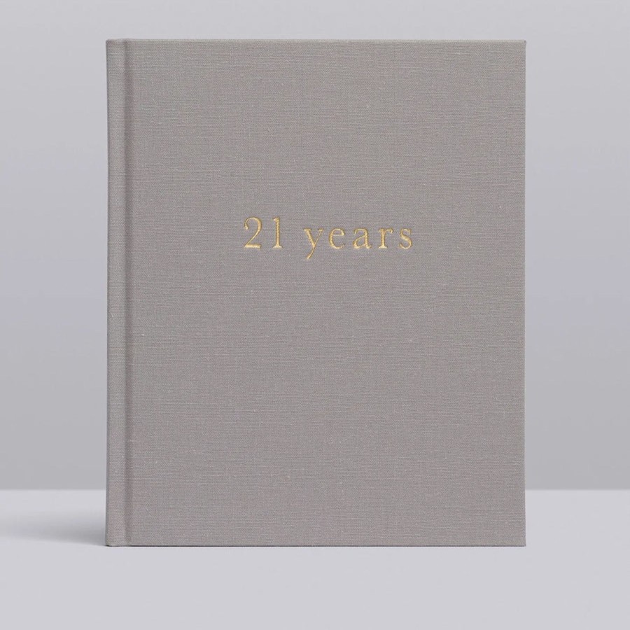 Grown Ups Write to Me | Write To Me - 21 Years Of You Journal - Light Grey