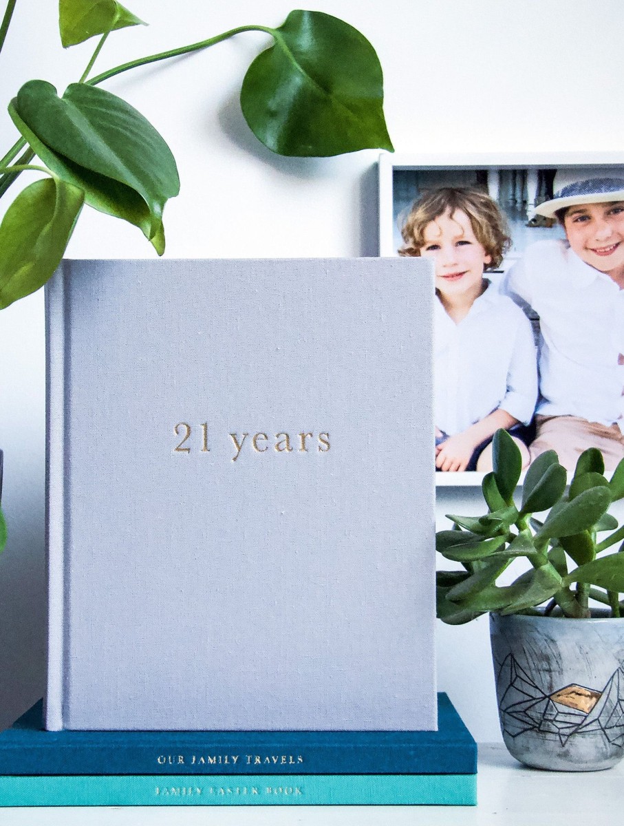 Grown Ups Write to Me | Write To Me - 21 Years Of You Journal - Light Grey