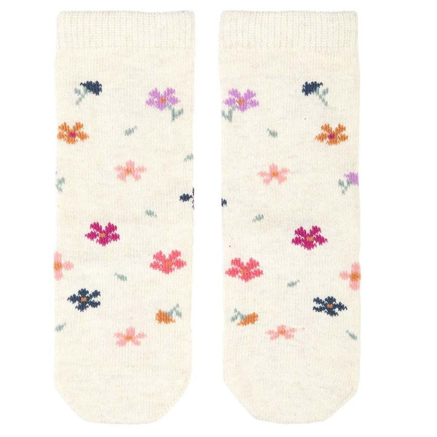 Child [2-14] Toshi Socks + Tights | Toshi Organic Knee Jacquard Socks - Wild Flowers