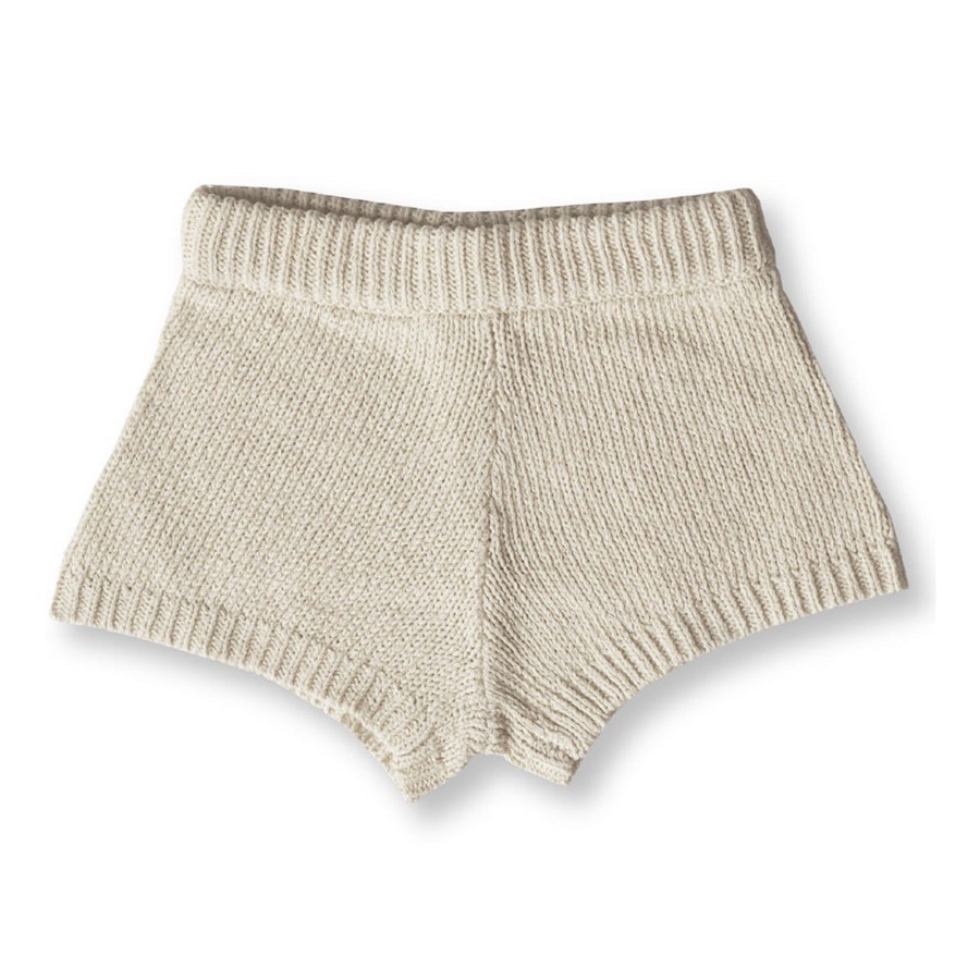 Child [2-14] Grown Knitwear | Grown Beach Shorts - Milk