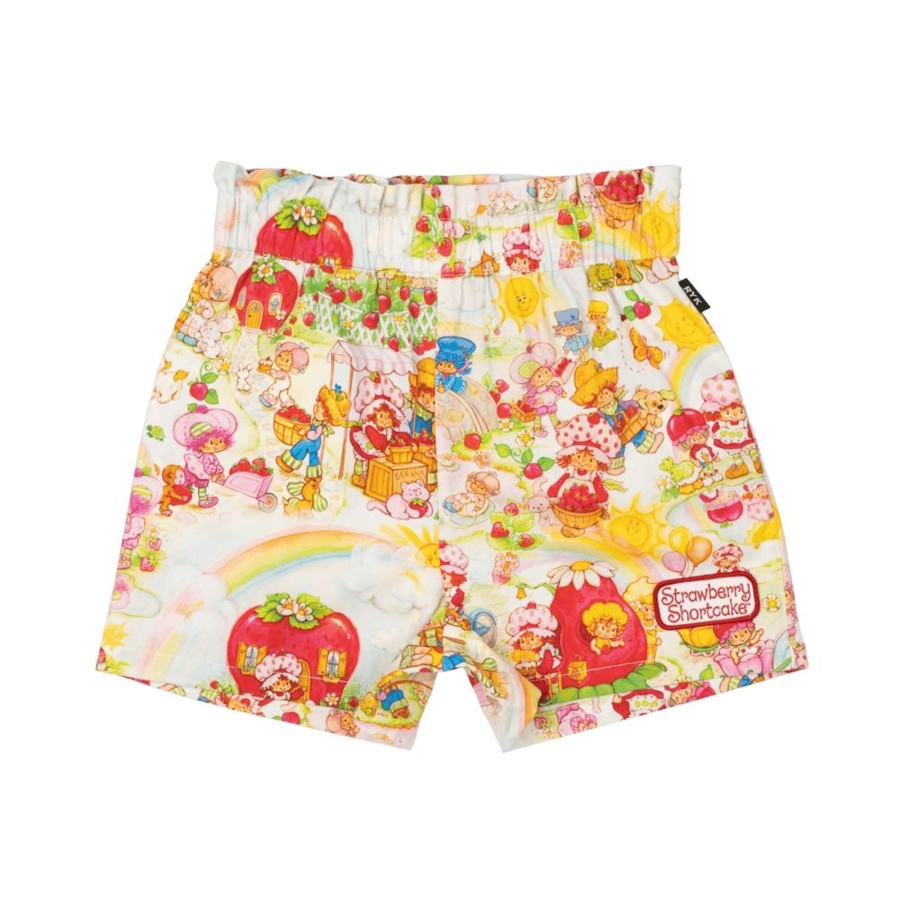 Child [2-14] Rock Your Baby Bottoms | Rock Your Baby Paperbag Shorts - Strawberry Land