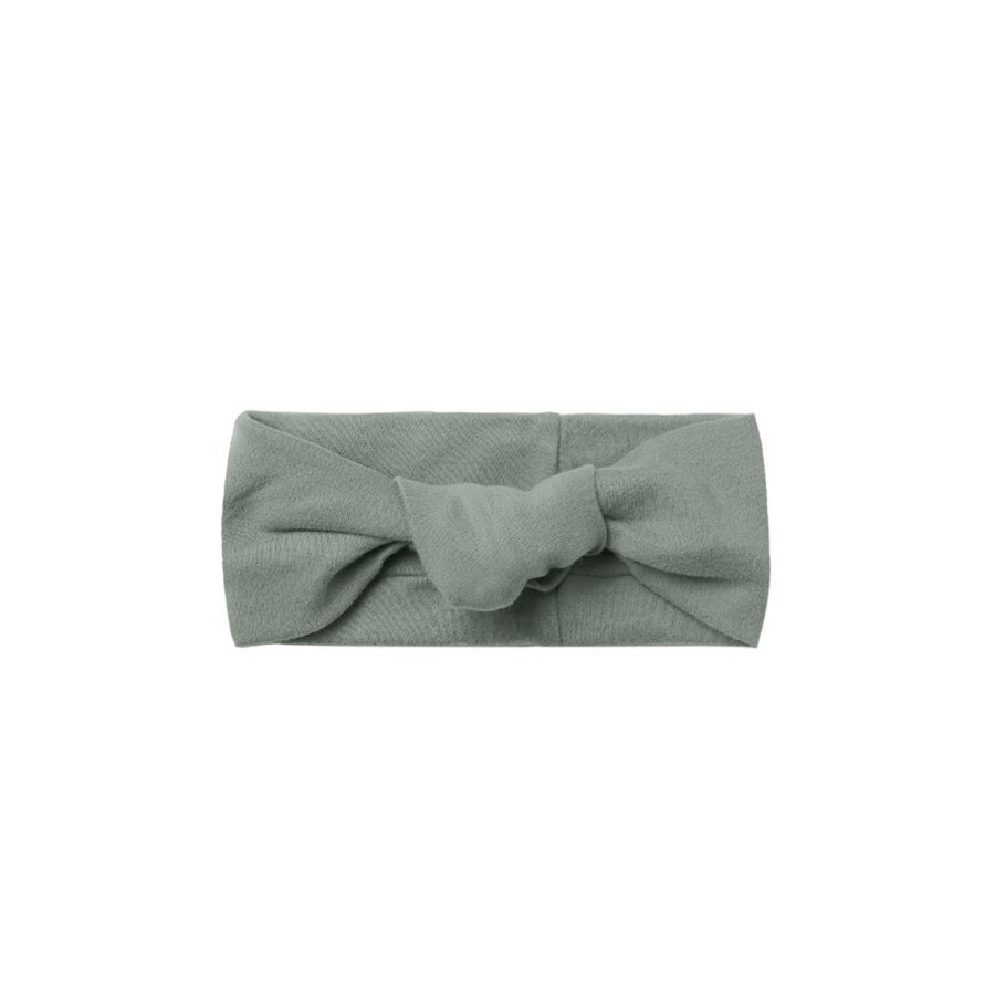 Baby [0-23M] Quincy Mae Hair Accessories | Quincy Mae Knotted Headband | Sea Green