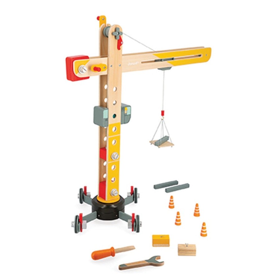 Play + Learn Janod Construction | Janod - Giant Crane