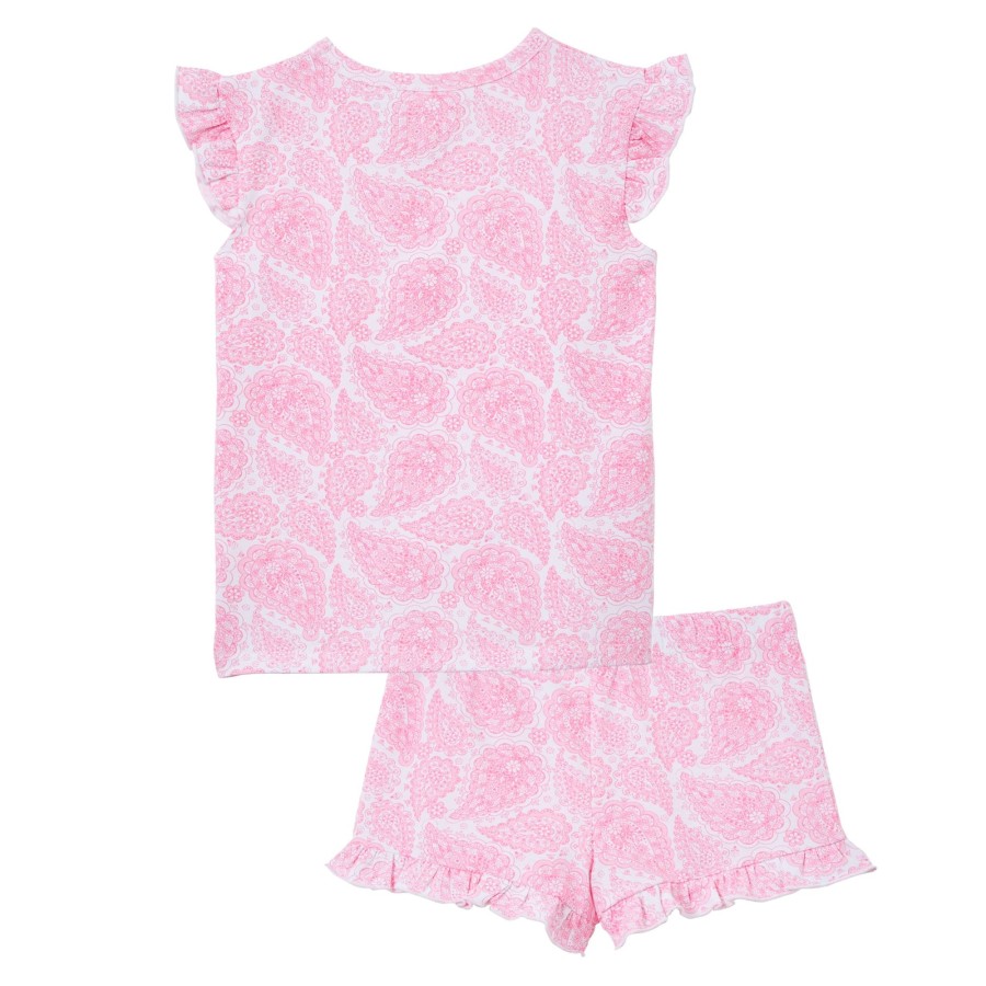 Child [2-14] Milky Sleep | Milky Pink Paisley Pyjamas