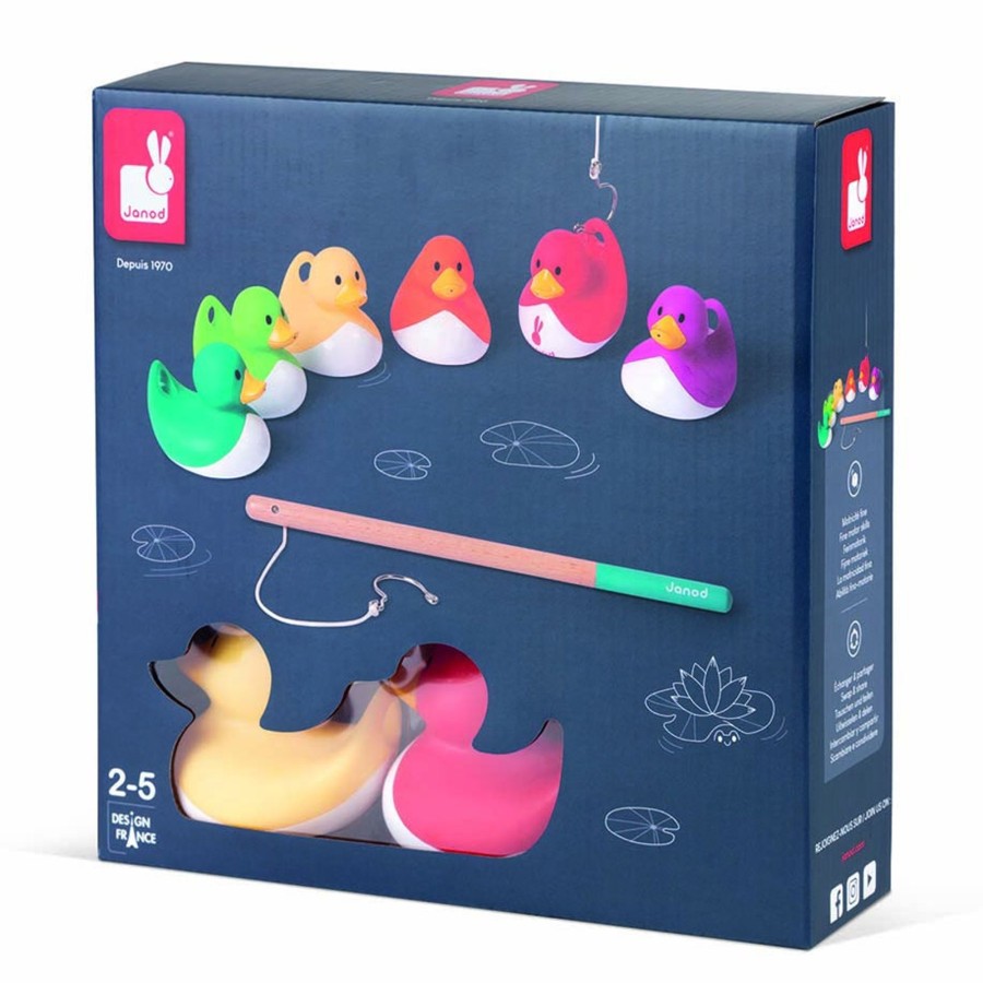 Play + Learn Janod Bath Toys | Janod - Ducky Fishing Game