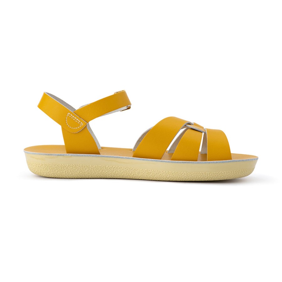 Grown Ups Saltwater Sandals | Saltwater Sandals Adults Sun San Swimmer Mustard