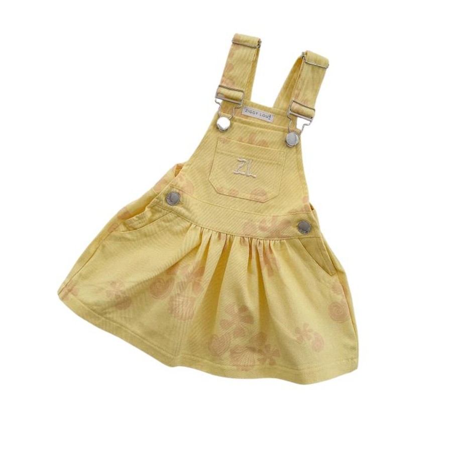 Baby [0-23M] Ziggy Lou Dresses | Ziggy Lou - Pinafore | Seashells