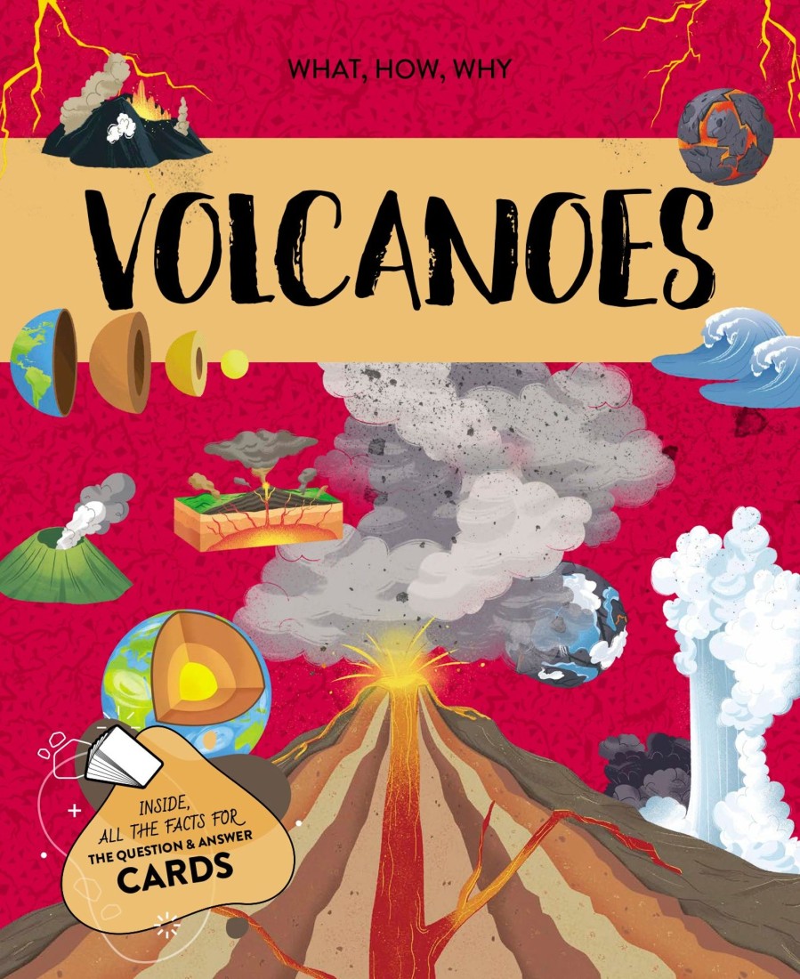 Play + Learn Sassi Books | Volcanoes Ultimate Atlas, 3D Models, Book And Game Set