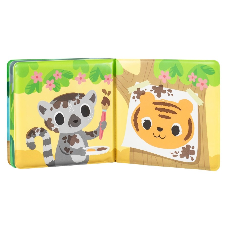 Baby [0-23M] Tiger Tribe Books + Flash Cards | Bath Book - Messy Jungle