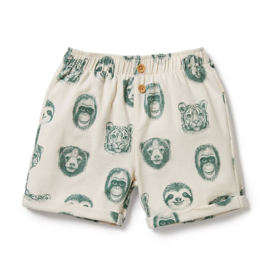 Baby [0-23M] Wilson & Frenchy Bottoms | Wilson And Frenchy Organic Short Hello Jungle