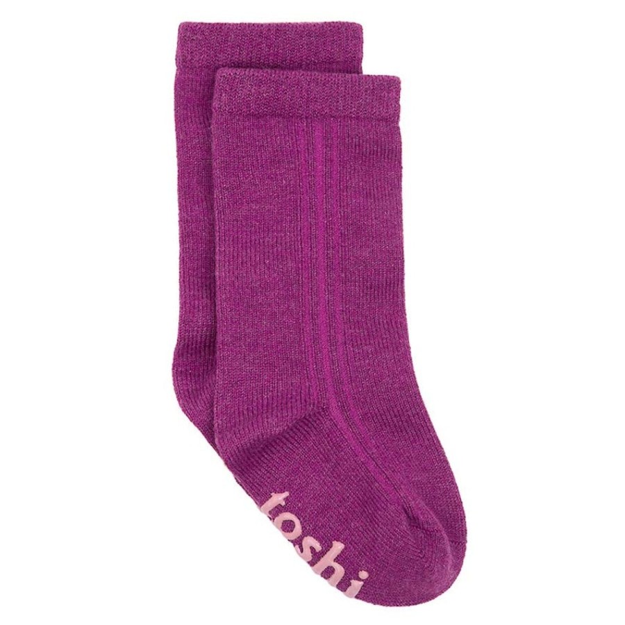 Baby [0-23M] Toshi Socks + Tights | Toshi Organic Knee Dreamtime Socks - Violet