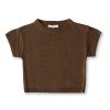 Child [2-14] Grown Knitwear | Grown Linen Knit Tee - Mocha