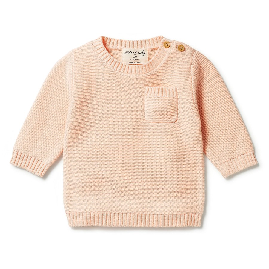 Child [2-14] Wilson & Frenchy Jumpers | Wilson And Frenchy Knitted Pocket Jumper - Shell