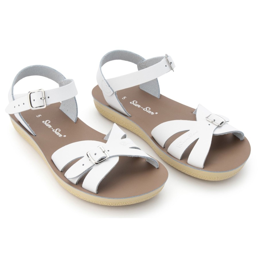 Grown Ups Saltwater Sandals | Saltwater Sandals Adults Sun San Boardwalk White