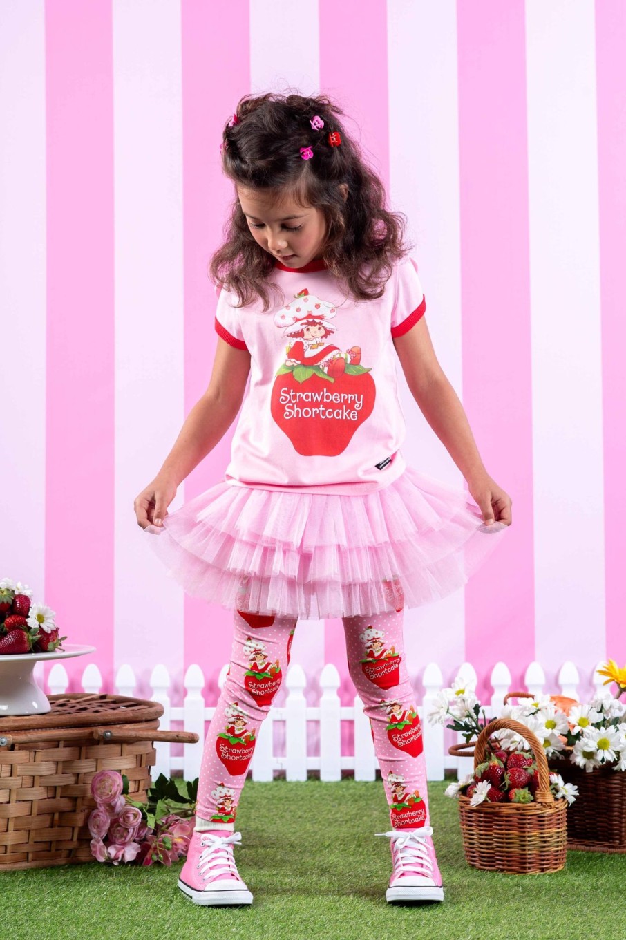 Child [2-14] Rock Your Baby Bottoms | Rock Your Baby Circus Tights - Strawberry Delight