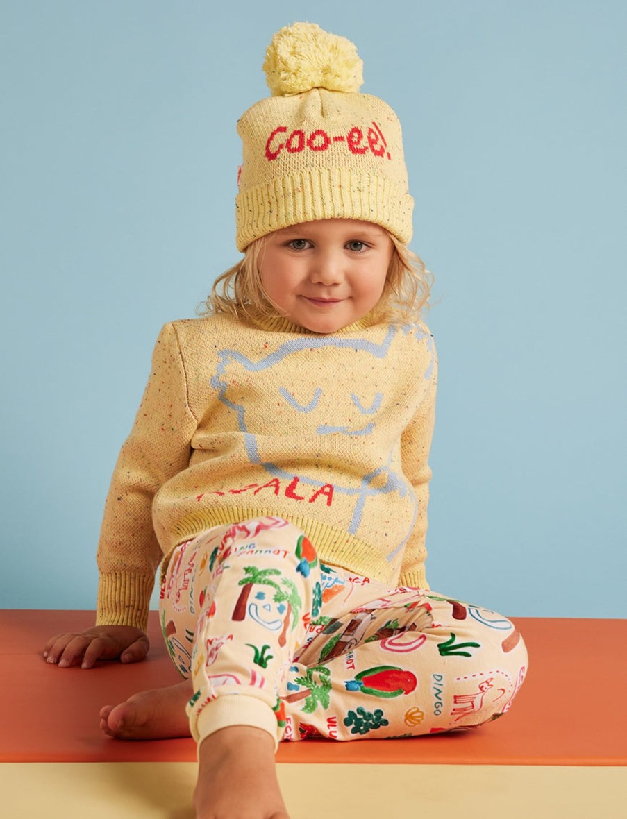 Baby [0-23M] Halcyon Nights Beanies | Halcyon Nights Cotton Knit Beanie - Sunny Koala