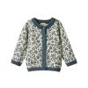 Baby [0-23M] Nature Baby Outerwear | Nature Baby Piper Cardigan - Large Daisy Belle Blue Print