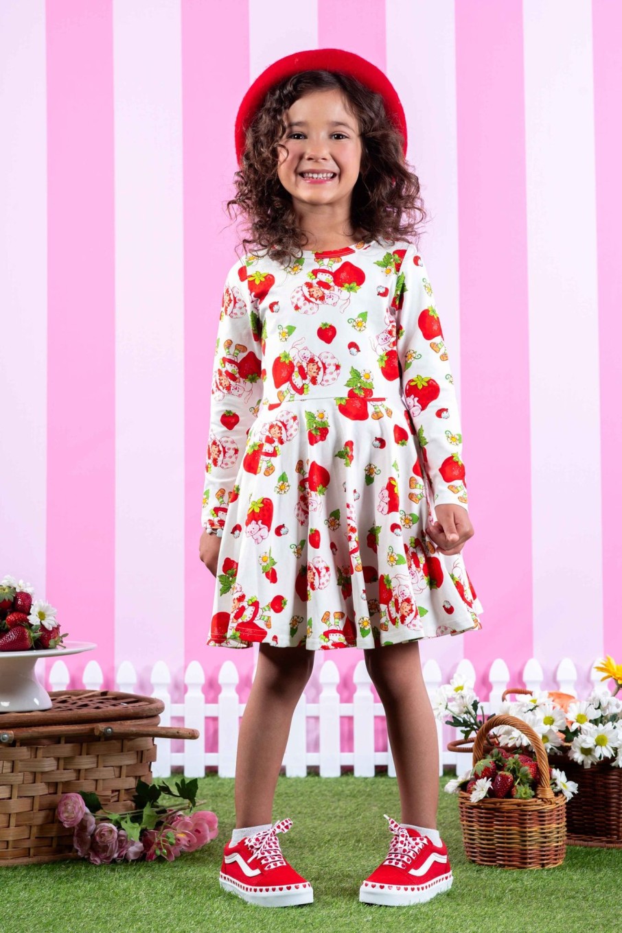 Child [2-14] Rock Your Baby Dresses | Rock Your Baby Waisted Dress - Strawberries Forever