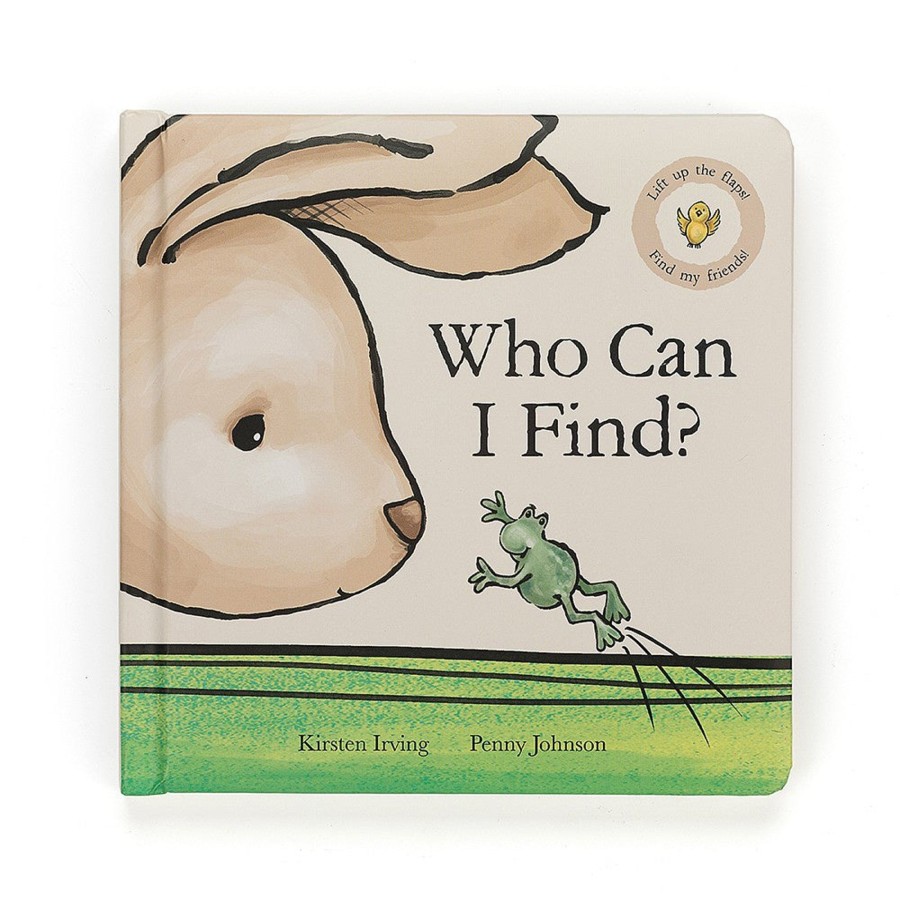 Baby [0-23M] Jellycat Books + Flash Cards | Jellycat - Who Can I Find Book