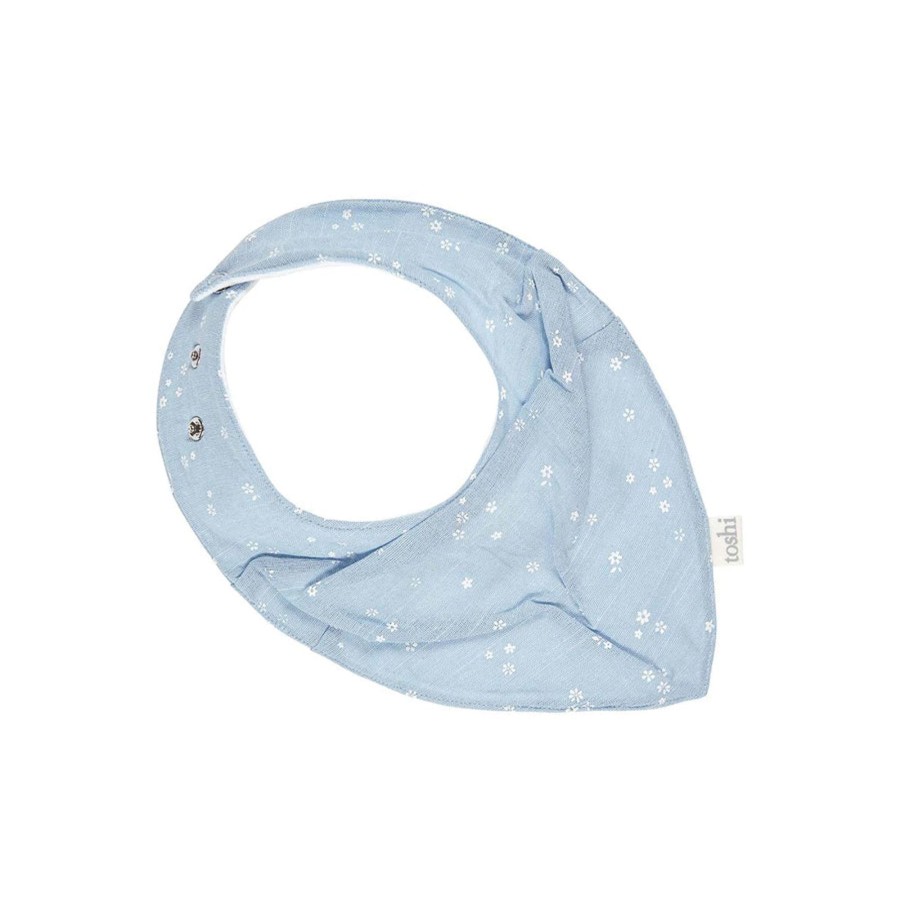 Baby [0-23M] Toshi Bibs | Toshi Baby Bandana Bib - Milly Sky