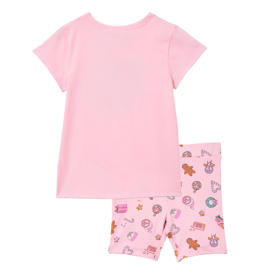 Child [2-14] Milky Sleep | Milky Holly Jolly Pyjamas - Blossom Pink