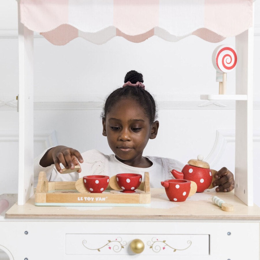 Play + Learn Le Toy Van Wooden Toys | Honeybake Tea Set