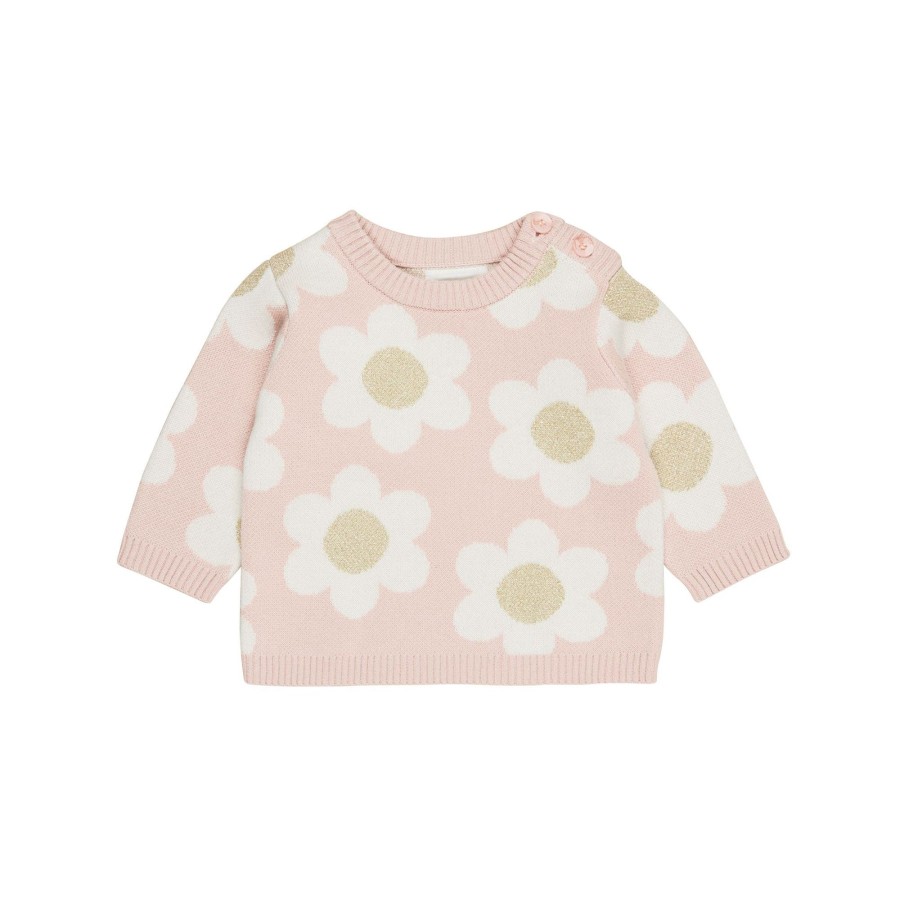 Baby [0-23M] Huxbaby Knitwear | Huxbaby Daisy Knit Jumper