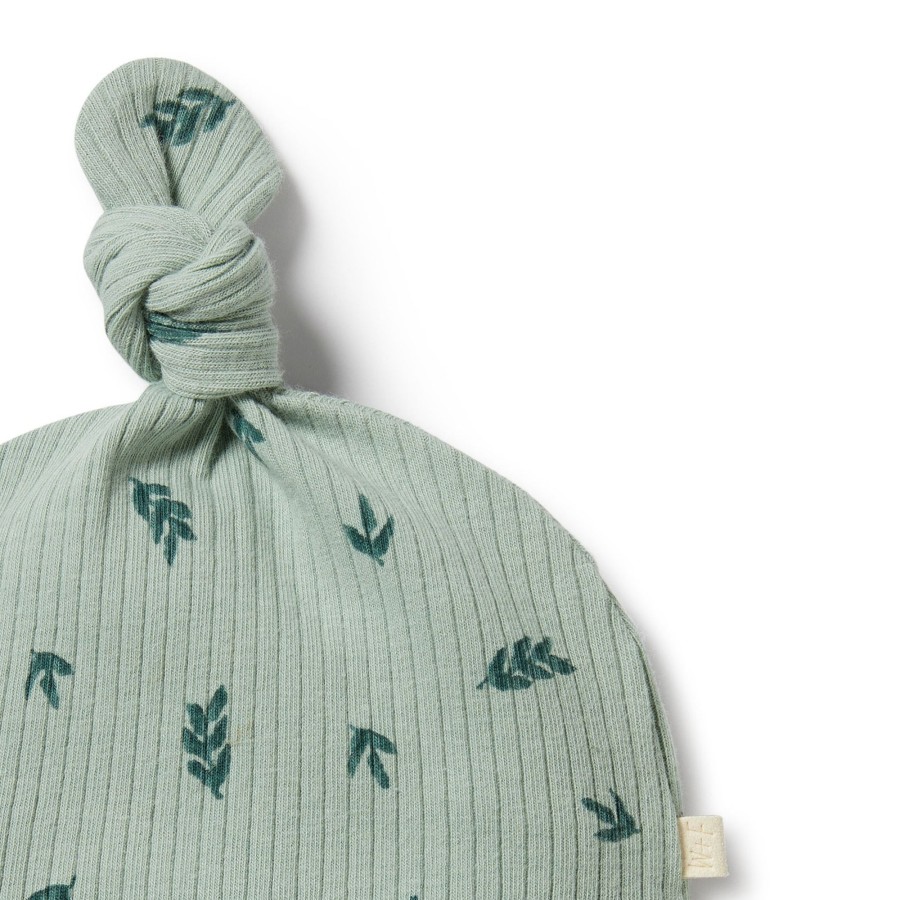 Baby [0-23M] Wilson & Frenchy Beanies | Wilson And Frenchy Organic Rib Knot Hat Falling Leaf