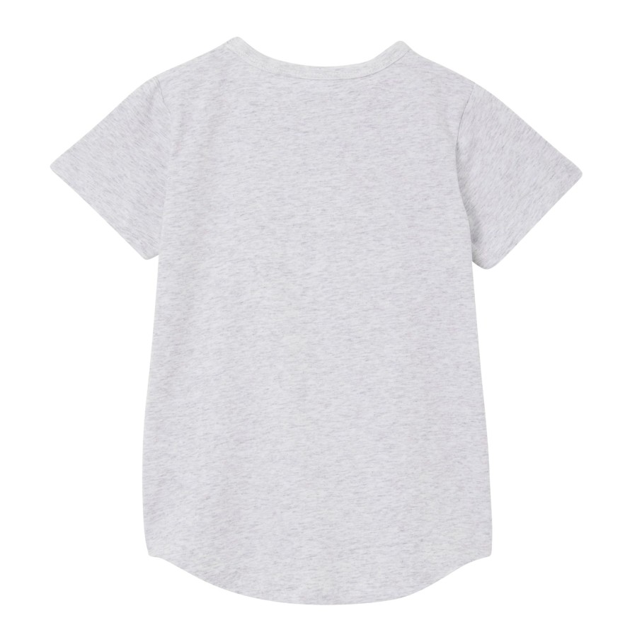 Child [2-14] Milky Tops | Milky Good Vibes Tee - Silver Marle