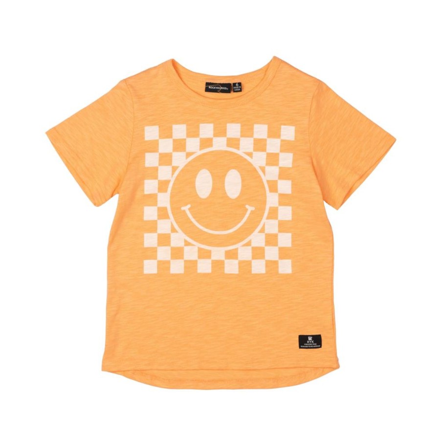 Child [2-14] Rock Your Baby Tops | Rock Your Baby T-Shirt - Smiley