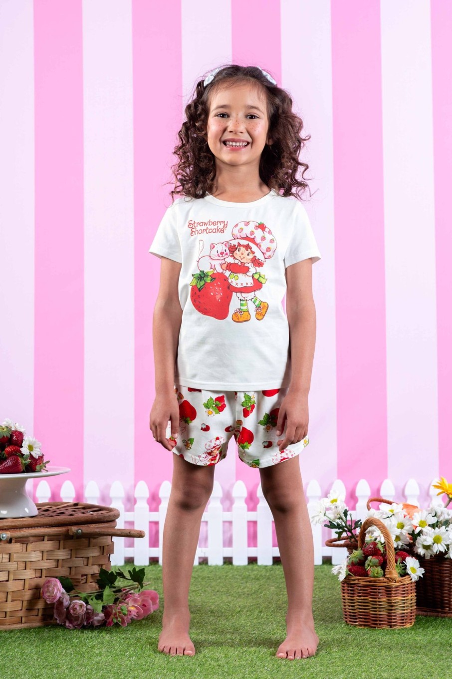 Child [2-14] Rock Your Baby Sleep | Rock Your Baby Pj Set - Strawberry Shortcake