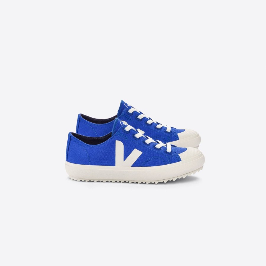 Child [2-14] Veja Footwear | Veja Flip Elastic Laces Canvas - Paros Pierre