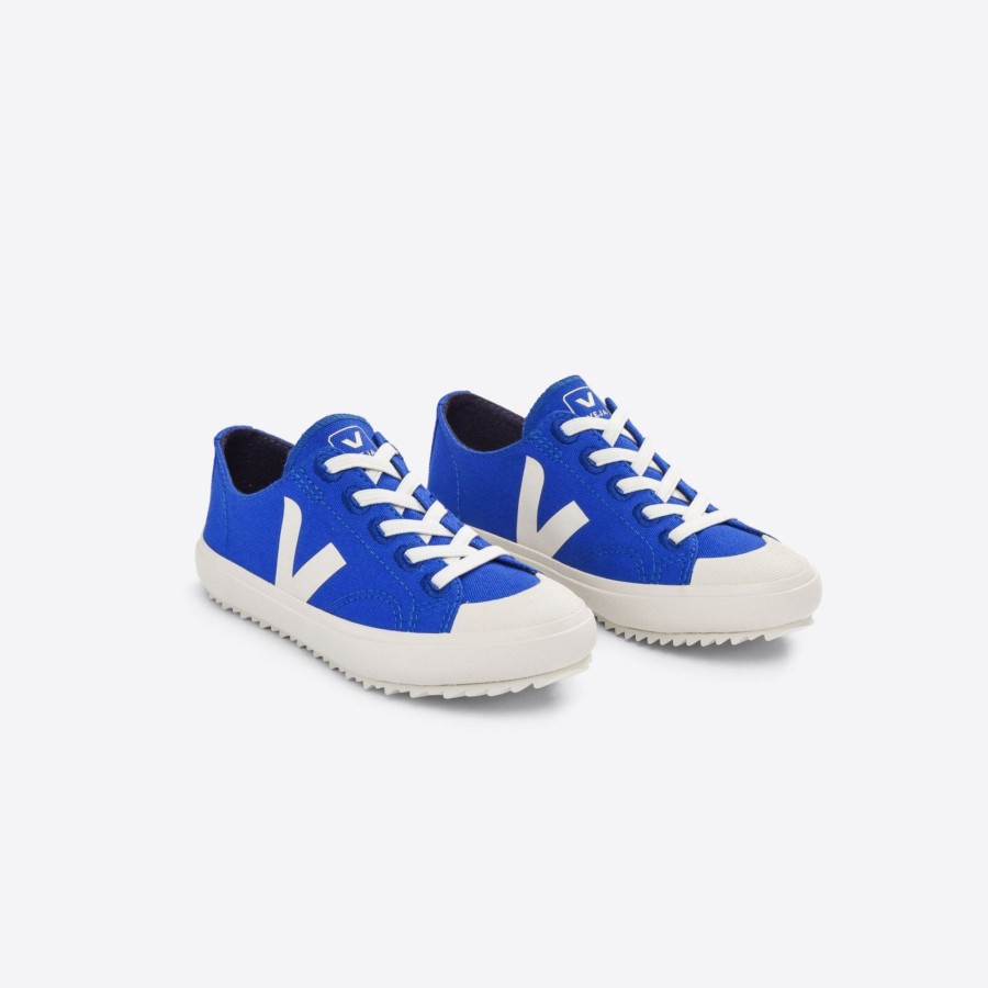 Child [2-14] Veja Footwear | Veja Flip Elastic Laces Canvas - Paros Pierre