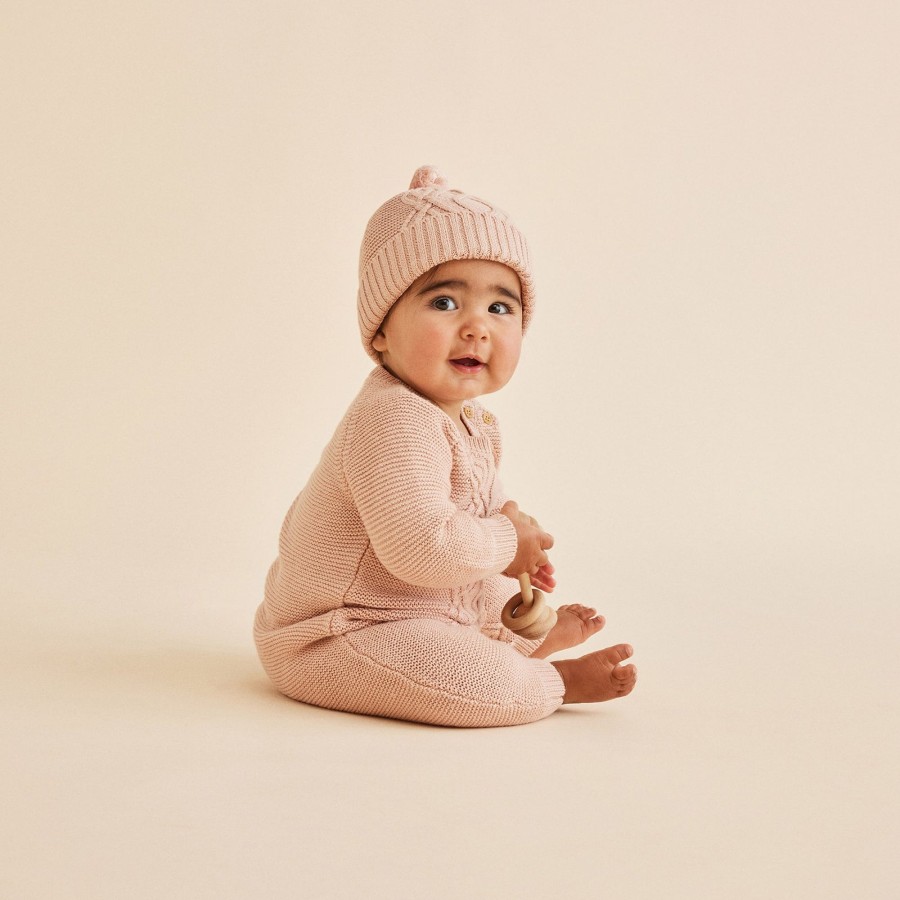 Child [2-14] Wilson & Frenchy Jumpers | Wilson And Frenchy Knitted Cable Jumper - Rose